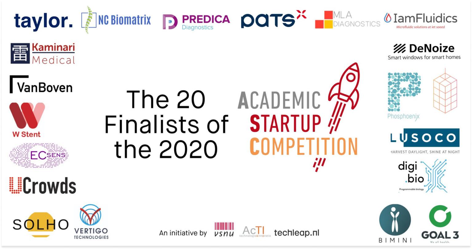 Academic Startup 20 finalists image