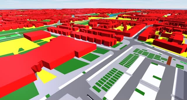 Year 2020 in review: creating 3D geographical simulation image