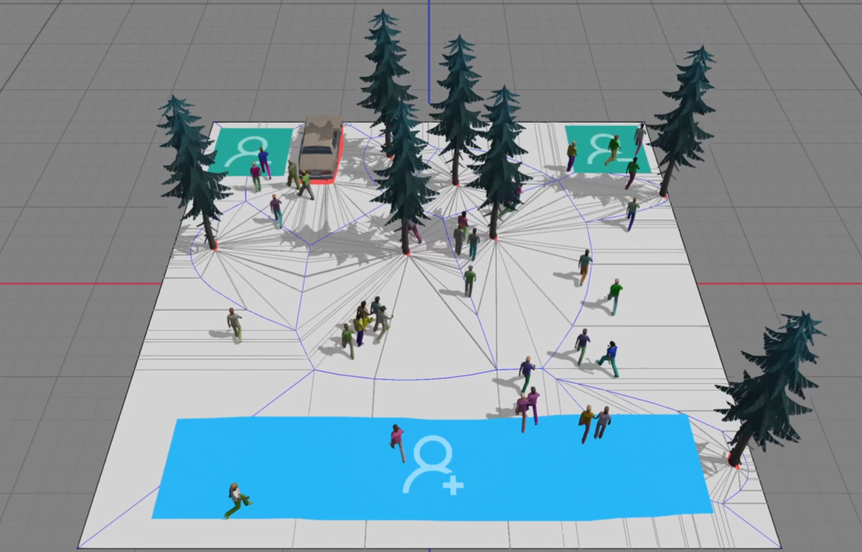 Interactive Crowds image