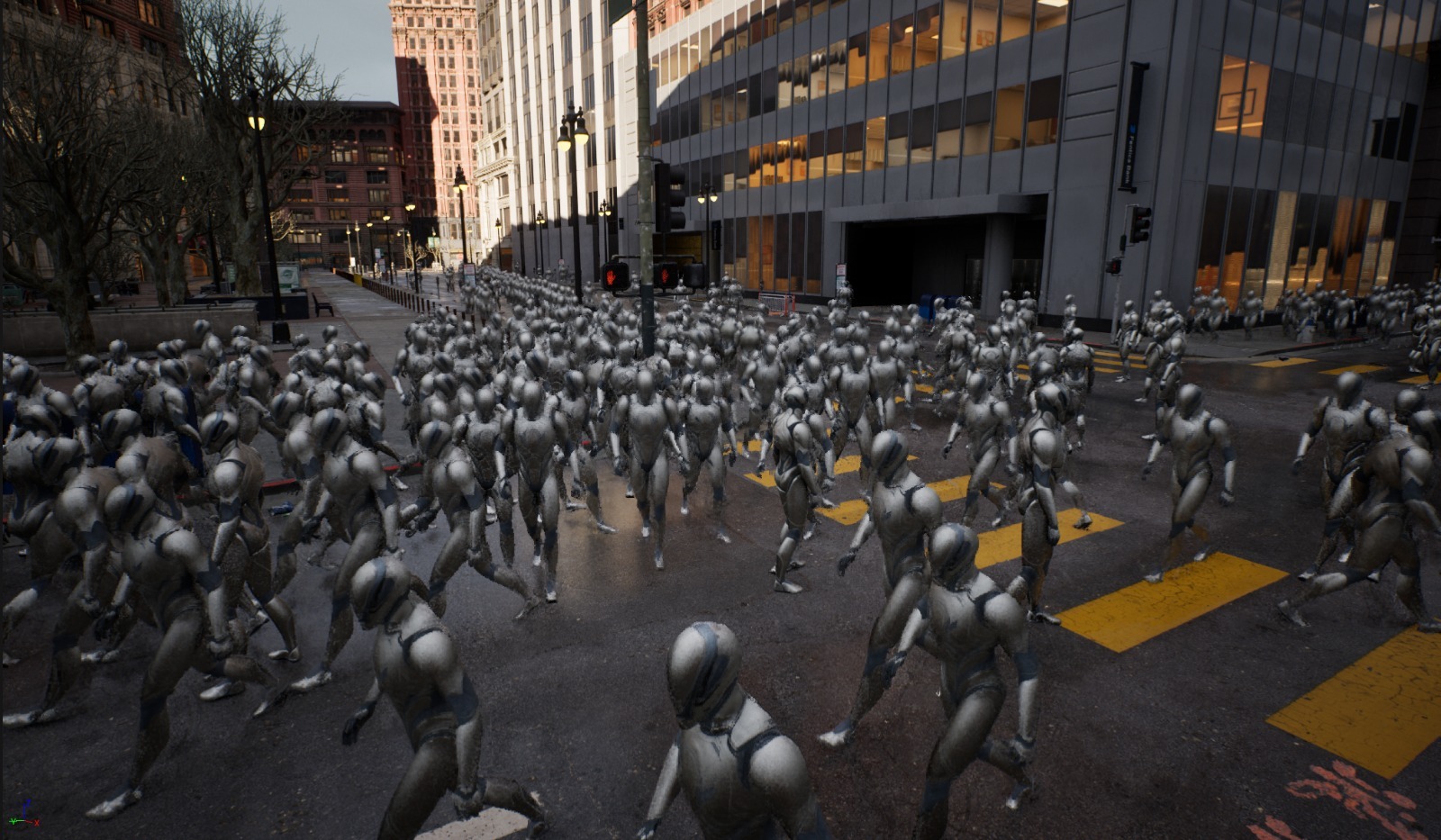 Realism and control - Unreal engine Crowd simulation plugin image