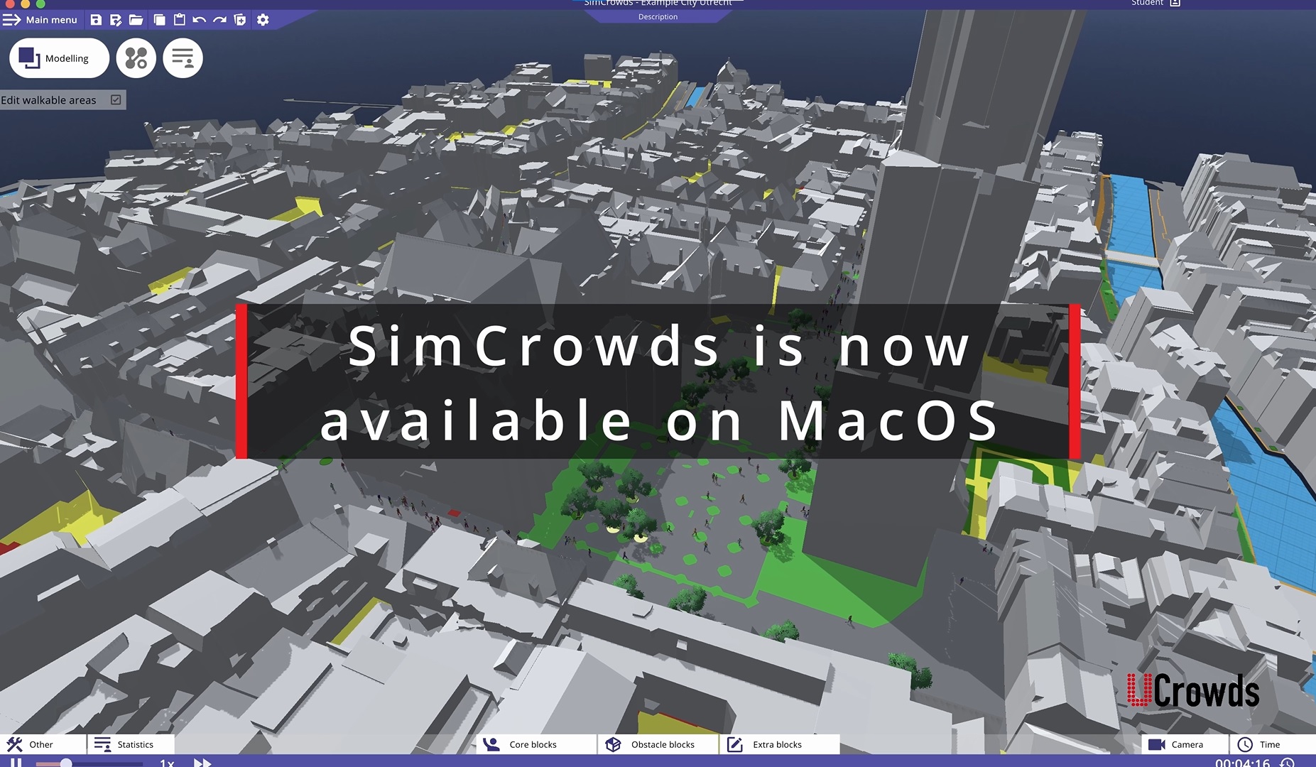 SimCrowds is now available on MacOS image